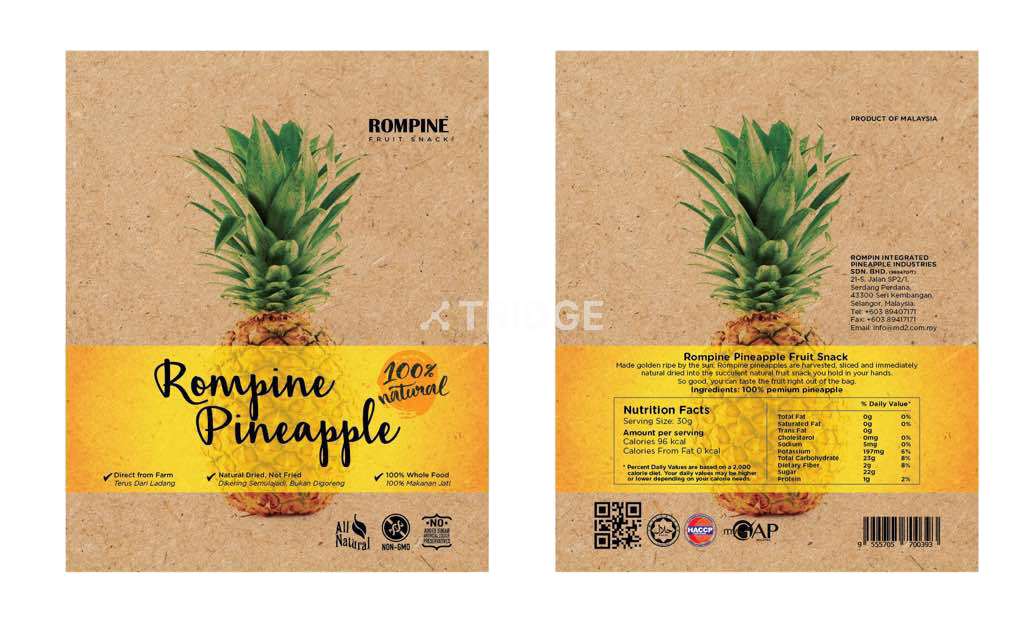 Rompin Integrated Pineapple Industries Sdn Bhd, Malaysia Tridge