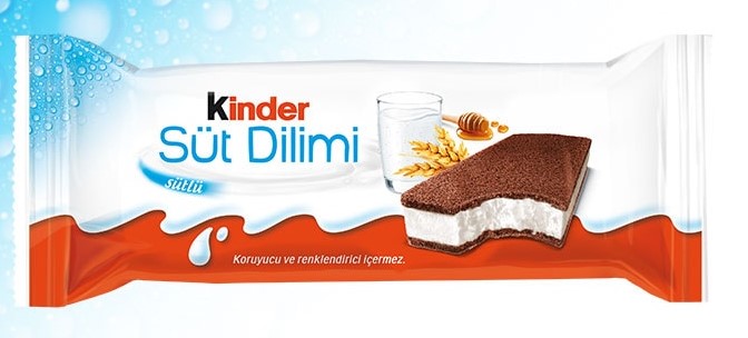 kinder milk slice