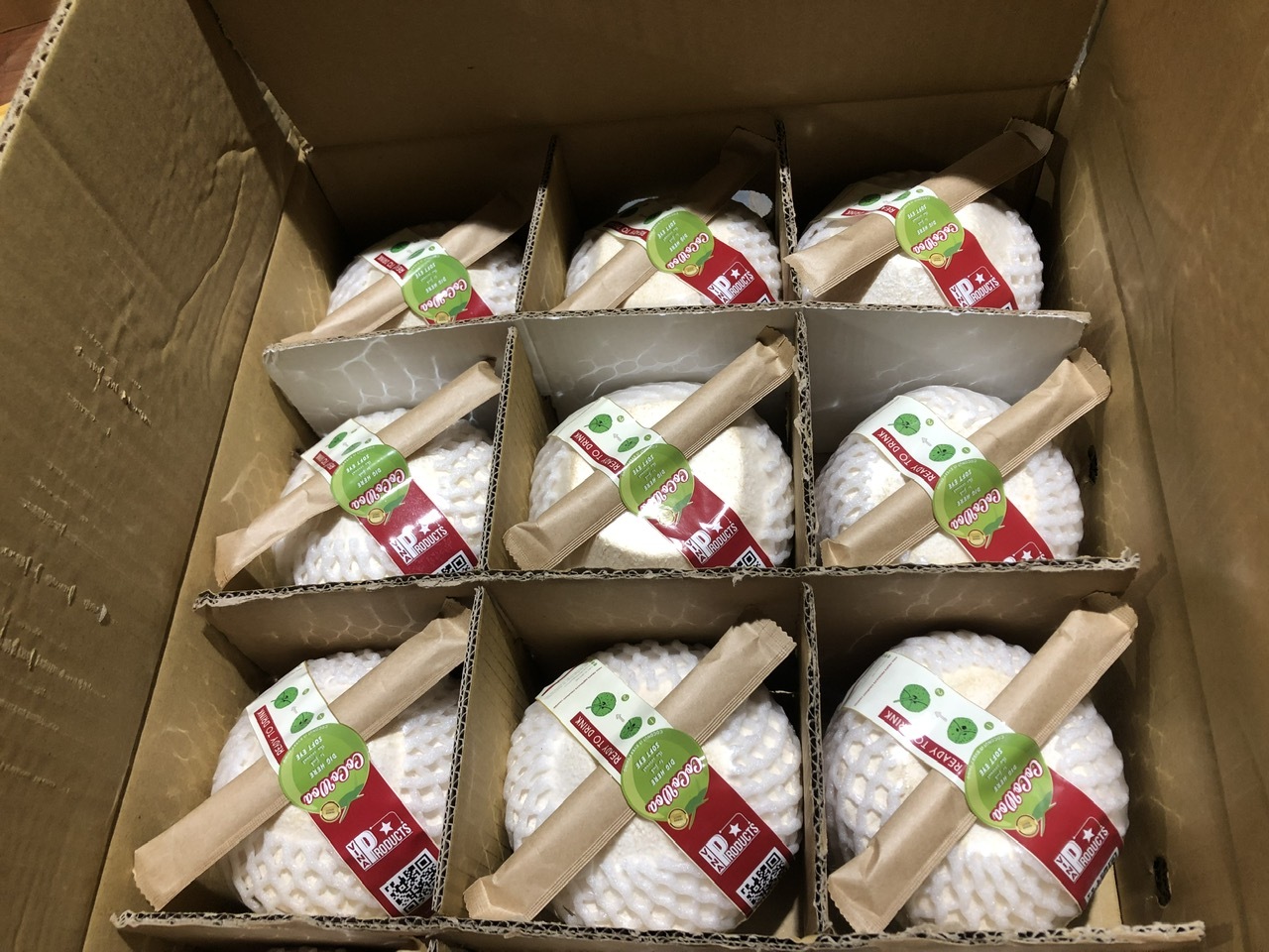 베트남 Fresh Young Coconut - Diamond_Shape_Coconut_with_plastic_straw.jpg